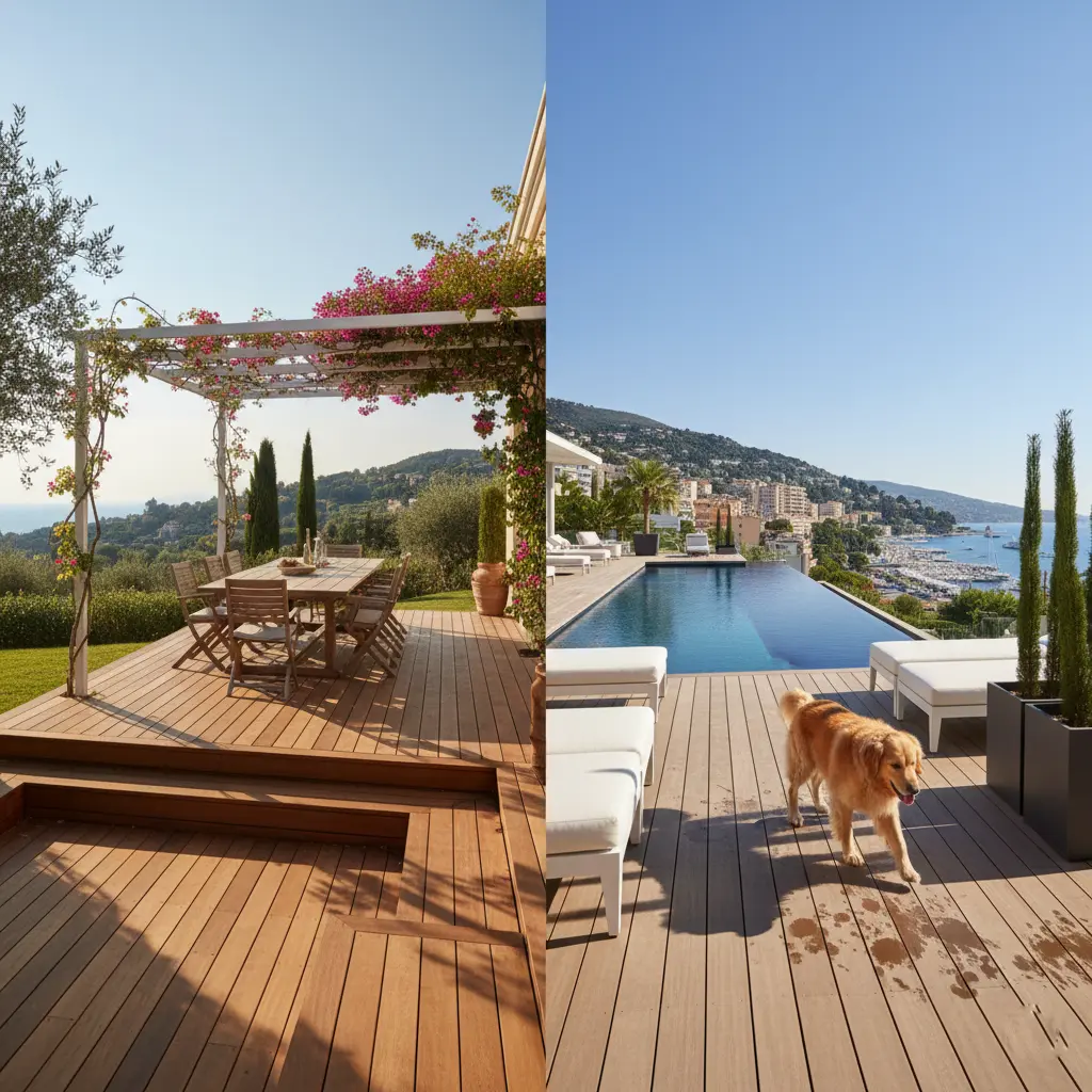 Terrasse bois sur mesure Grasse Cannes